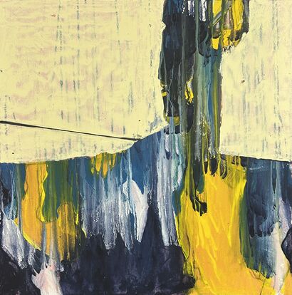 Vulcano  (blu) - a Paint Artowrk by Giuliano Franco